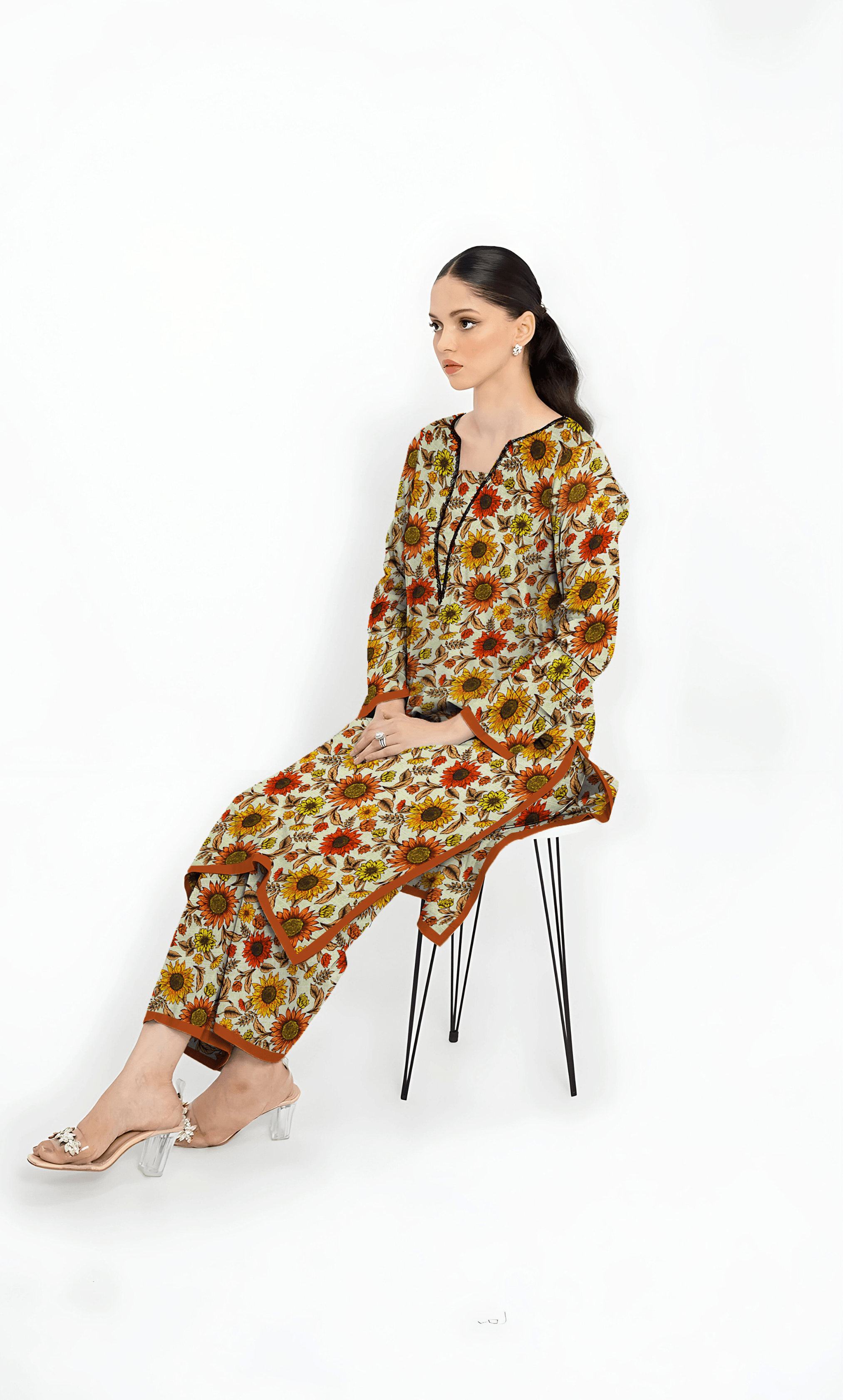 3PC Unstitched Khadar Suit  BA-K-V11