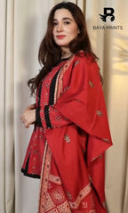 3PC Unstitched Khadar Suit  BA-K-V11-24 A -8