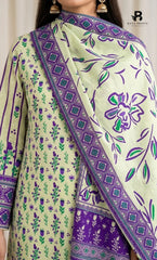 3PC Printed Lawn | Unstitched |  V24
