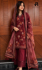3PC Printed Lawn | Unstitched |  KHD