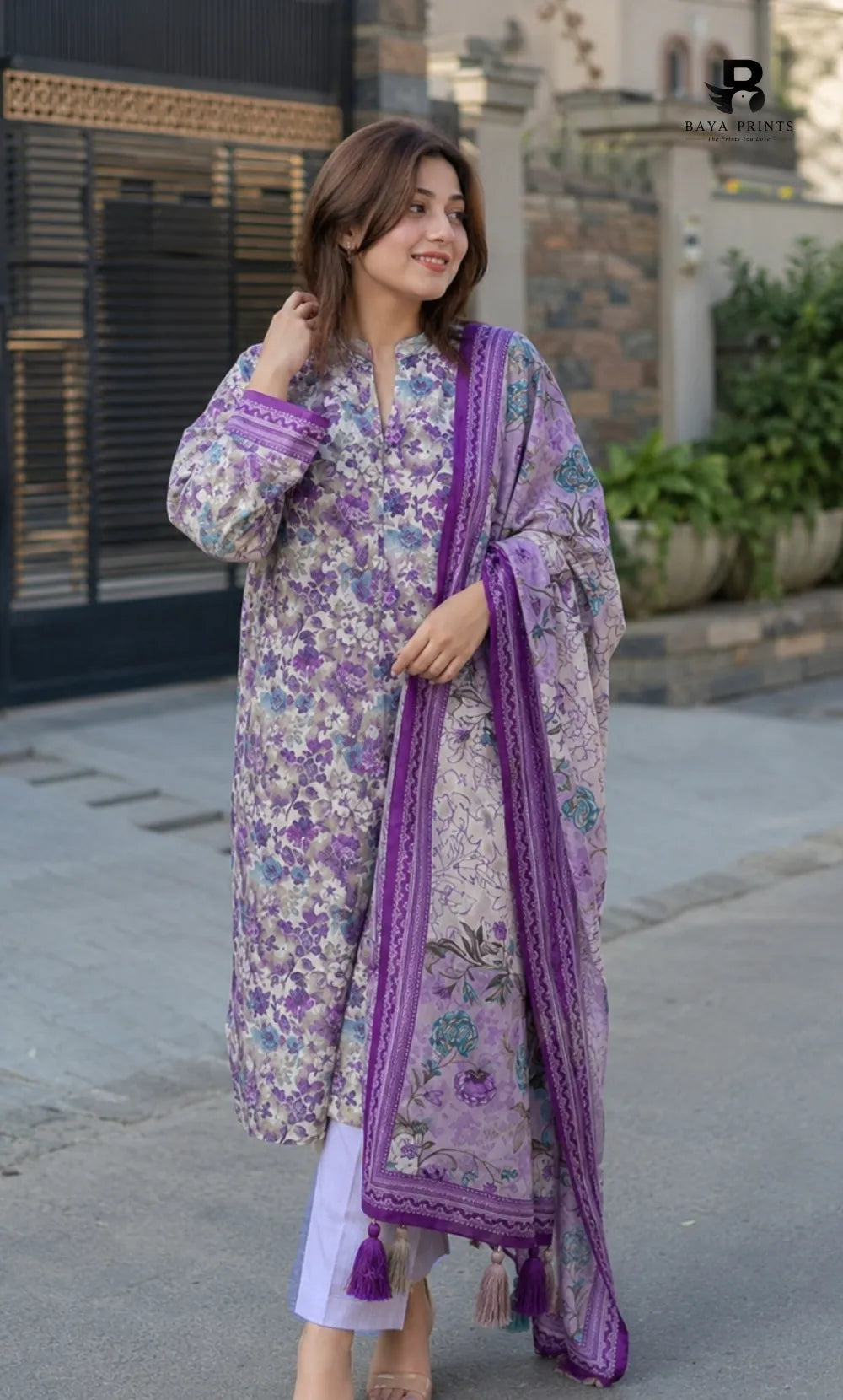 3PC Printed Lawn | Unstitched |  ET-V2