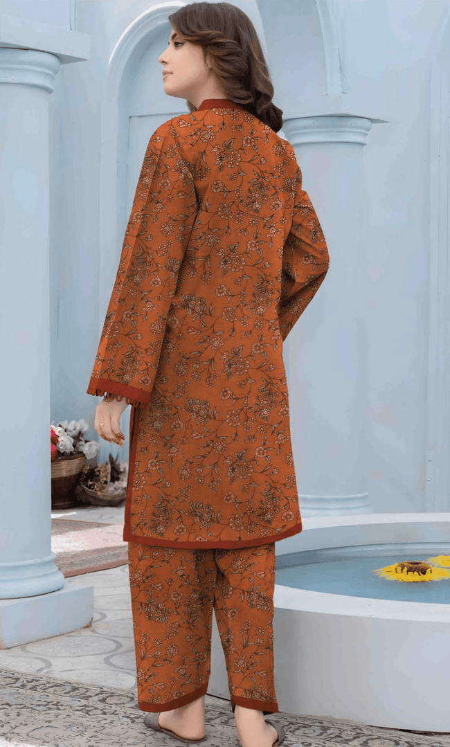 3PC Premium Linen Unstitched  -BA-V9-3 Main Image