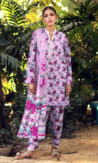 3 Piece Unstitched Printed Lawn Suit -BA-V21B-4
