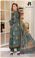 3 Piece Unstitched Karandi Suit BA-V8-11