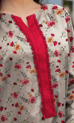 2PC Premium Linen  Unstitched -BA-V9-03