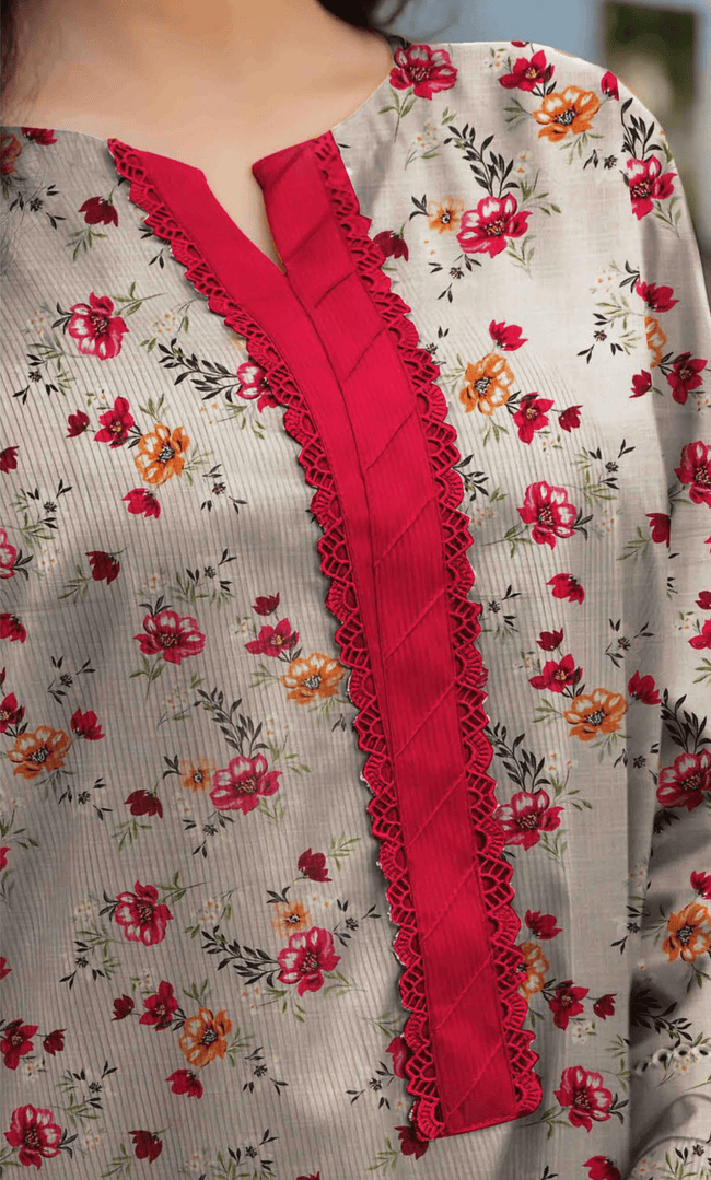 2PC Premium Linen  Unstitched -BA-V9-03 Main Image