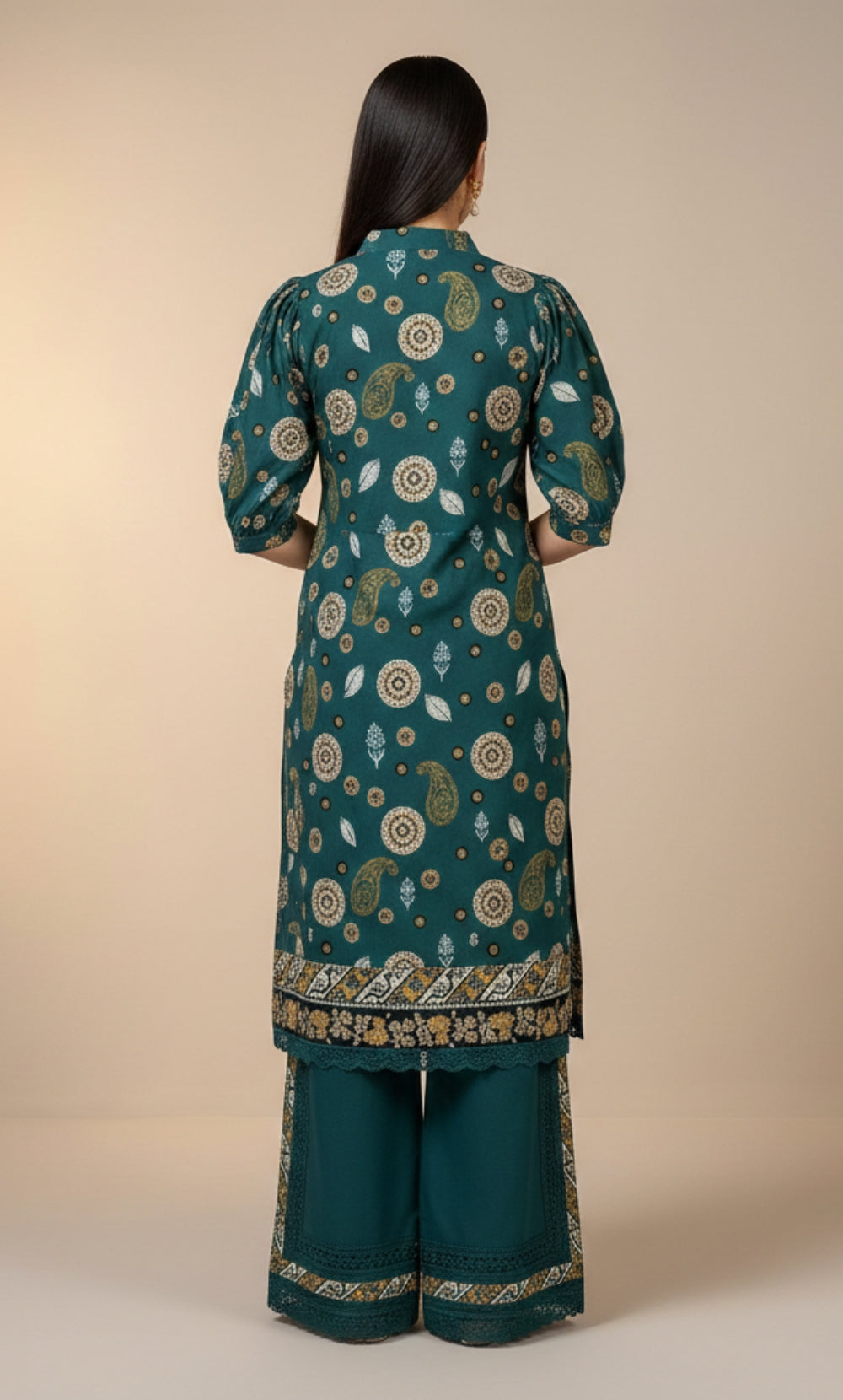 3 Piece Printed Lawn Unstitched Suit  –Galoria