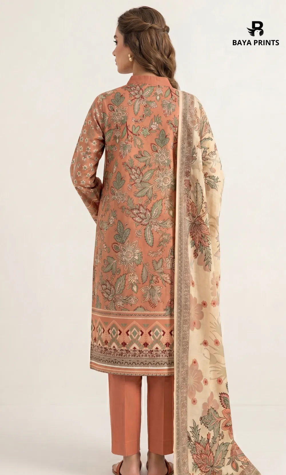 3PC Printed Lawn | Unstitched |  V23