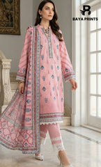 3 Piece Unstitched Lawn Suit -V-21-B-07