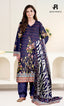 3 Piece Unstitched Printed Doria Viscose Suit  - BA-V2-004