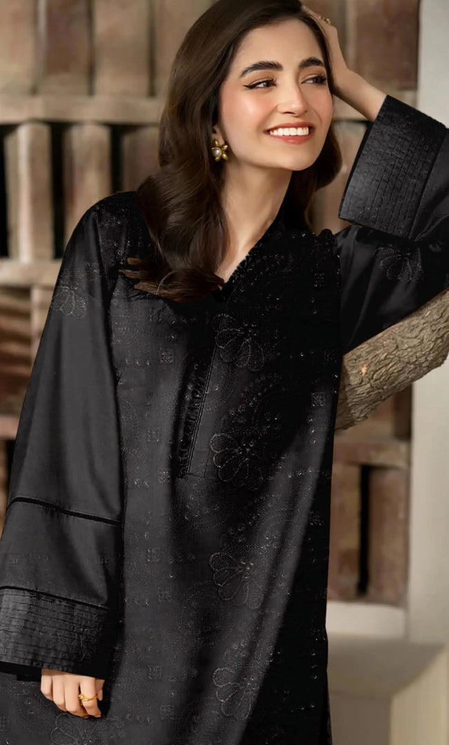 3PC Luxury Embroidered Unstitched Lawn Suit - ZED-V3-08 Main Image