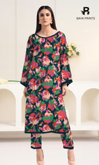 2PC Premium Linen Unstitched-DE V6 -015