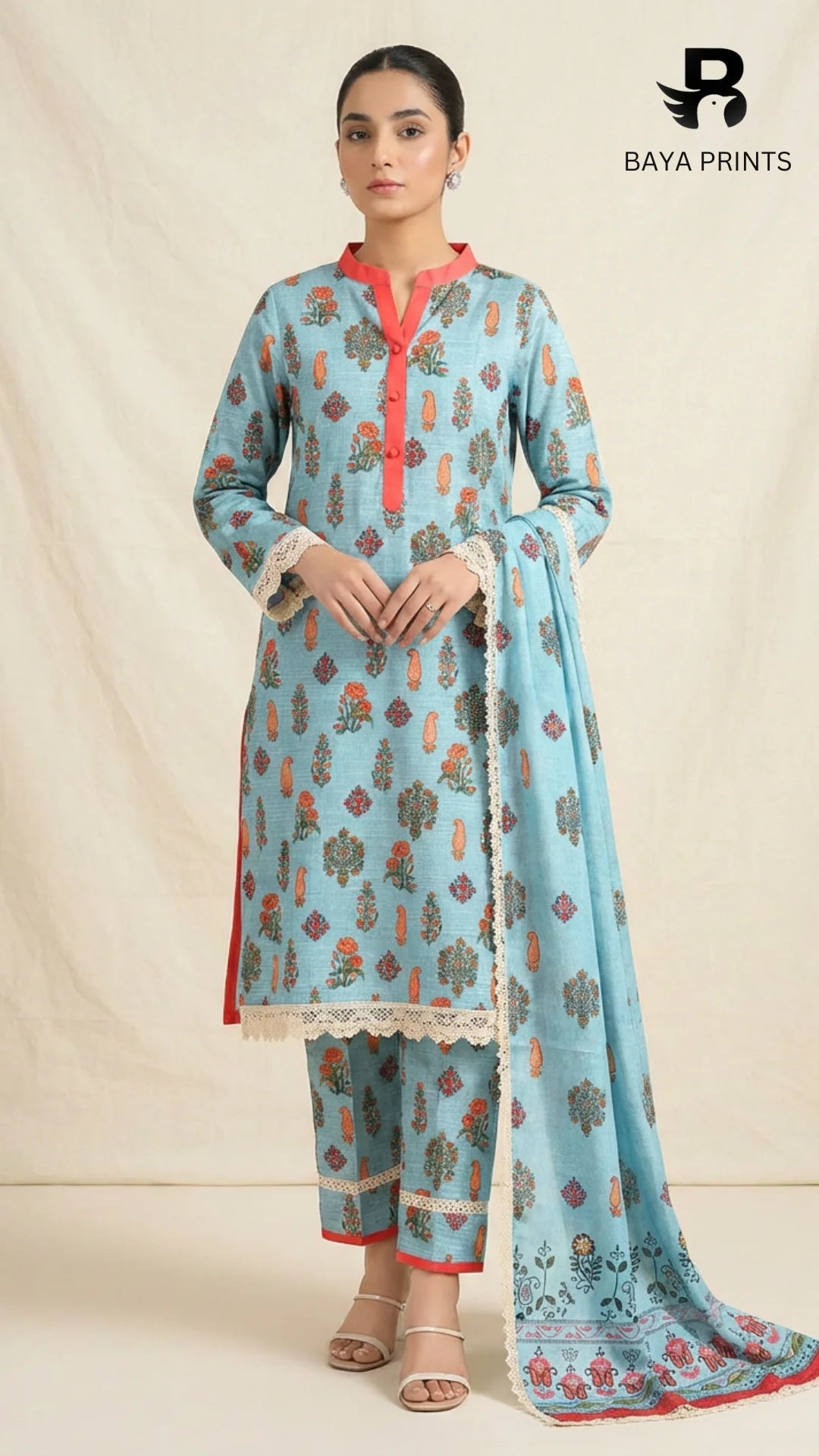 3PC Unstitched Khadar Suit  BA-K-V11-24 C -10