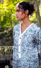 2PC Unstitched Printed Lawn Suit - BD-V4-12