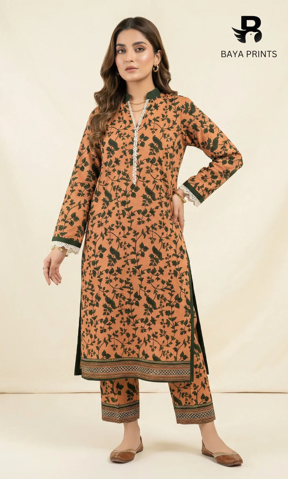 2PC Unstitched Khadar Suit  BA-K-V13 -13