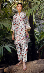 2PC Unstitched Printed Lawn Suit  - BD-V4-14
