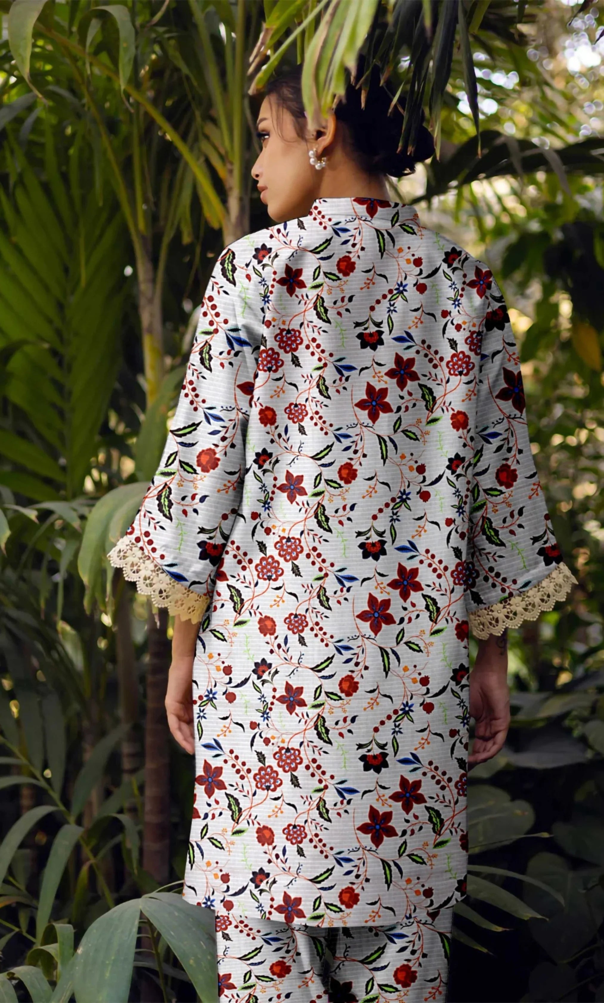 2PC Unstitched Printed Lawn Suit  - BD-V4-14