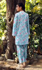 2PC Unstitched Printed Lawn Suit  - BD-V4-15