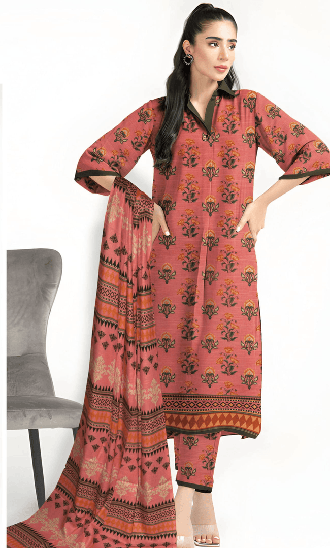3PC Unstitched Khadar Suit  BA-K-V7 -03 Hover Image