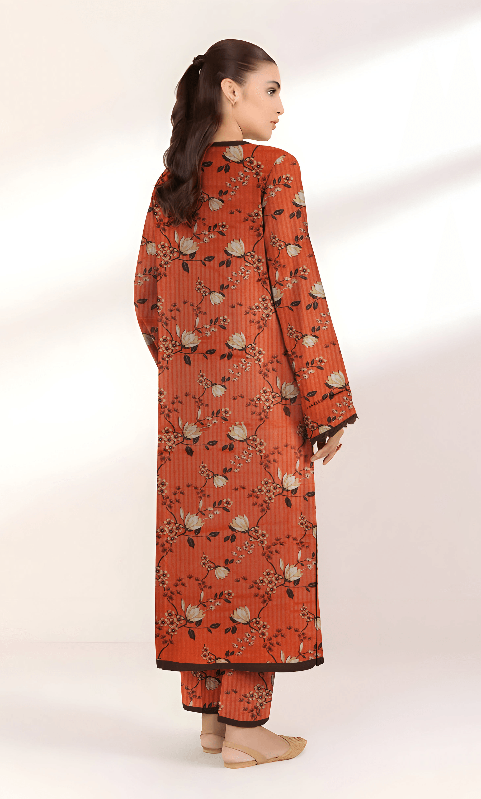 2PC Premium Linen Unstitched-DE V6 -023