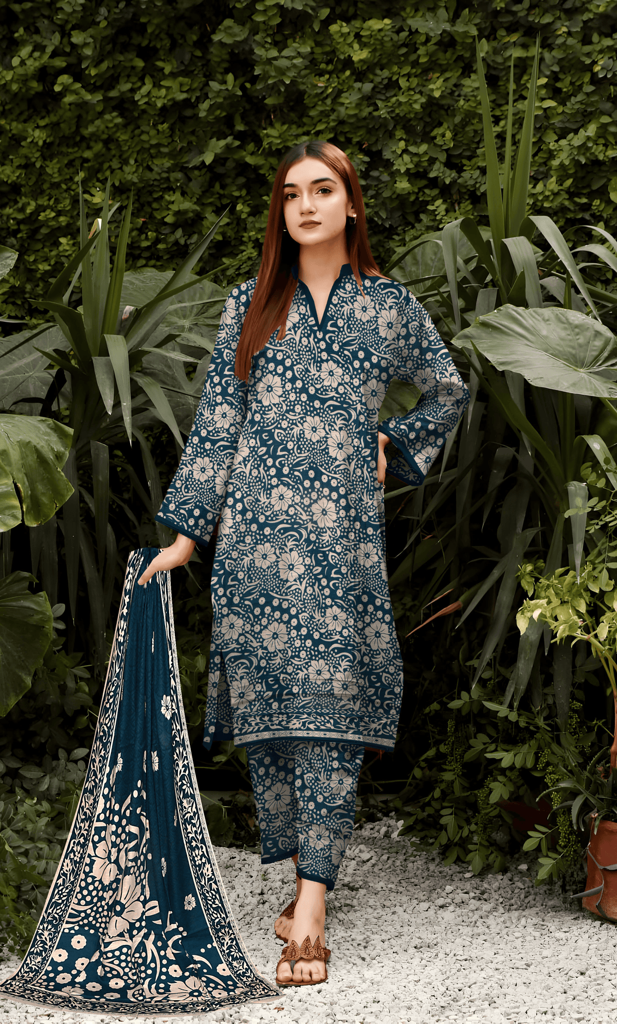 3PC Unstitched Khadar Suit  BA-K-V11-24 C -8