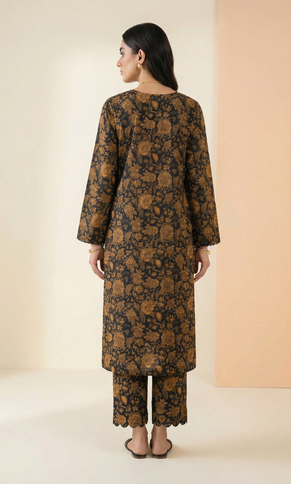 Suhana – 3 Piece Lawn | Embroidered Floral Front -04