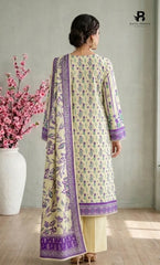 3PC Printed Lawn | Unstitched |  V24