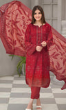 3PC Unstitched Embroidered Viscose Suit NA-06