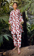 2PC Unstitched Printed Lawn Suit  - BD-V4-16