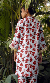 2PC Unstitched Printed Lawn Suit  - BD-V4-16