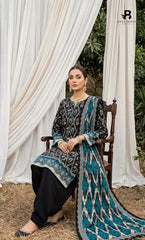 3PC Printed Lawn | Unstitched |  V24