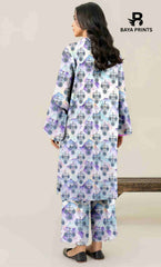 3 Piece Unstitched Printed Lawn Suit -BA-V10