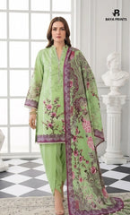 3PC Printed Lawn | Unstitched |  KHD