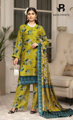 3PC Unstitched Khadar Suit  BA-K-V11-09