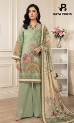 3 Piece Unstitched Lawn Suit -V-20-B-01