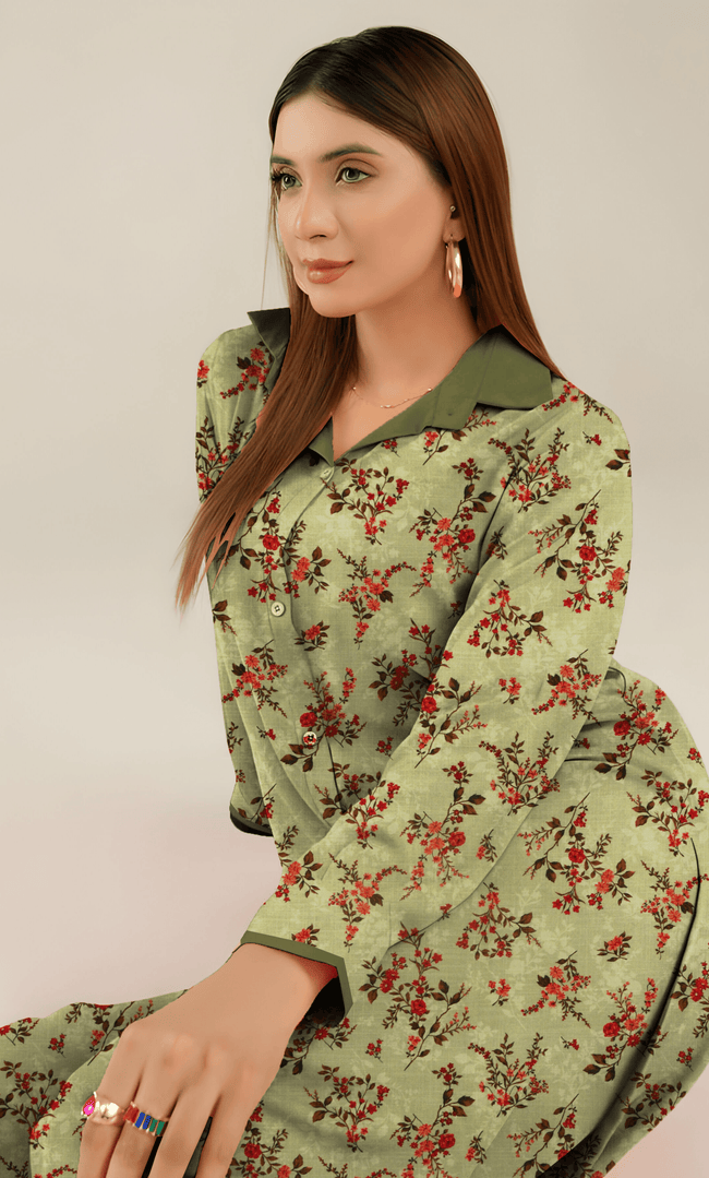 2 PC Premium Linen Unstitched   -BA-SL-11 Main Image