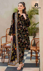 3 Piece Unstitched Printed Lawn Suit -BA-V7