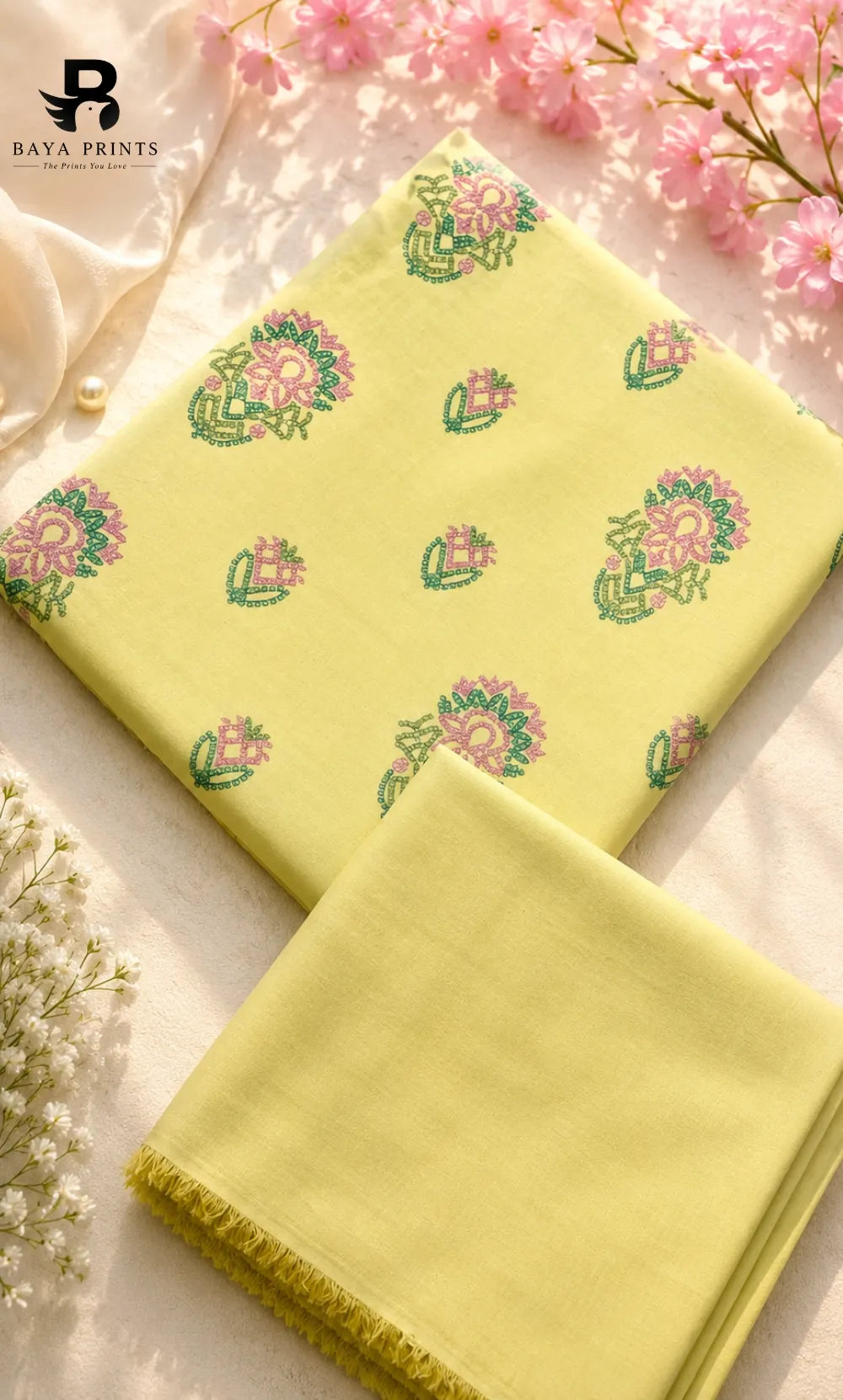 Nayab | Premium 2PC Embroidered Lawn | Unstitched