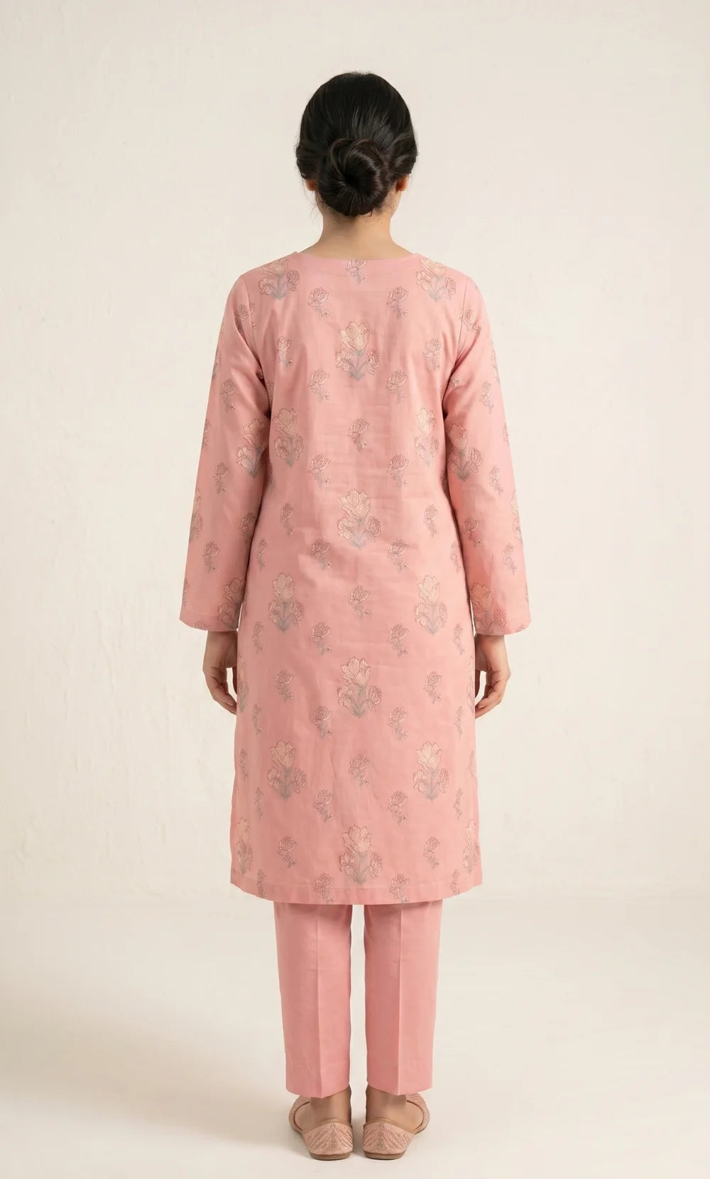 2PC Premium Embroidered Lawn |Unstitched | Breez