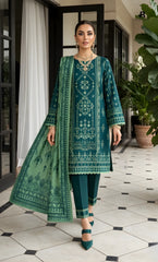 3PC Printed Lawn | Unstitched | BA-V26-16