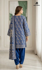 3PC Printed Lawn | Unstitched | BA-V25