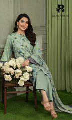 3 Piece Unstitched Karandi Suit BA-V10-5