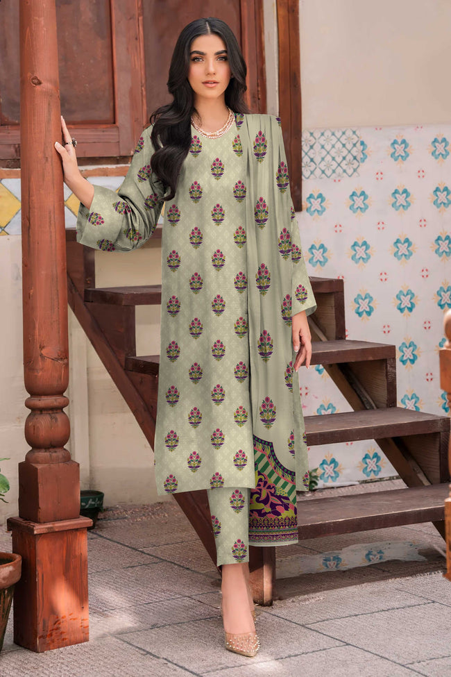 3PC Unstitched Khadar Suit  BA-K-V9-08 Main Image