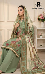 3 Piece Unstitched Lawn Suit -V-20-B-01