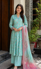 3PC Printed Lawn | Unstitched |  ET-V2