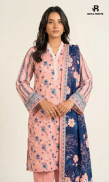 3PC Printed Lawn | Unstitched |  ET
