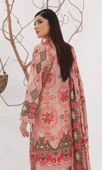 3 Piece Printed Unstitched Lawn Suit | ET-03