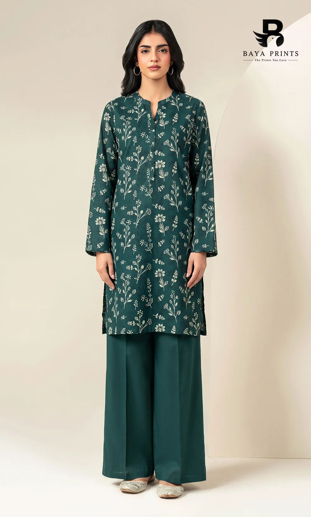 2 Piece Printed Khaddar | Unstitched | BA-V117-24