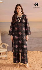 2PC printed cotton | Unstitched | BA-V1- | 6 Pari