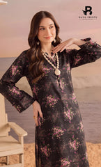 2PC printed cotton | Unstitched | BA-V1- | 6 Pari